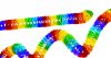 Girlande regenbogenfarbig 2.20m