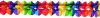 Girlande regenbogenfarbig 6m
