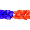Girlande orange/grün/violett 4m