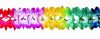 Girlande bunt getaucht 4m