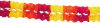 Girlande gelb/orange/rot 4m
