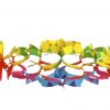 Girlande mit Mosaiken bedruckt 4m