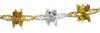 Girlande gold/silber Folie 3.60m