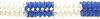 Girlande blau/weiss 4m