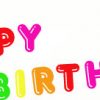 Grusskette Happy Birthday 1.50m