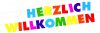 Grusskette Herzlich Willkommen 2m