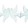 Tauben-Girlande weiss 3m