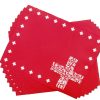 Tischset CH-Kreuz/Kantone Beutel à 8