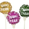 Folienballon Happy New Year Ø14.5cm Beutel à 3