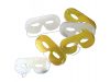 Masken assortiert Hologramm gold/silber Beutel à 6