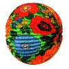 Lampion rund Blüten 25cm