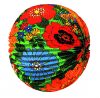 Lampion rund Blüten 25cm