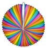 Lampion rund regenbogenfarbig 50cm