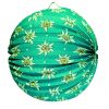 Lampion rund Edelweisse blau 25cm