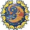 Lampion rund Mond mit Schweif 25cm