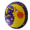 Lampion rund Mond blau 50cm