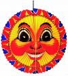 Lampion oval Sonne 30cm
