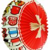 KT-Wappenlampion oval 40cm