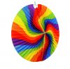 Lampion spitz regenbogenfarbig 46cm