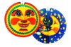 Lampion spitz Mond/Sonne 46cm