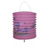Zuglampion Chinamotiv rosa oval 25cm