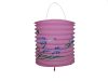 Zuglampion Chinamotiv rosa oval 25cm