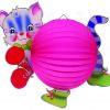 Tierlampion Katze pink