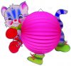 Tierlampion Katze pink