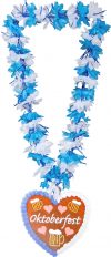 Kette Lebkuchen blau/weiss