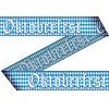 Absperrband kariert blau/weiss 15m